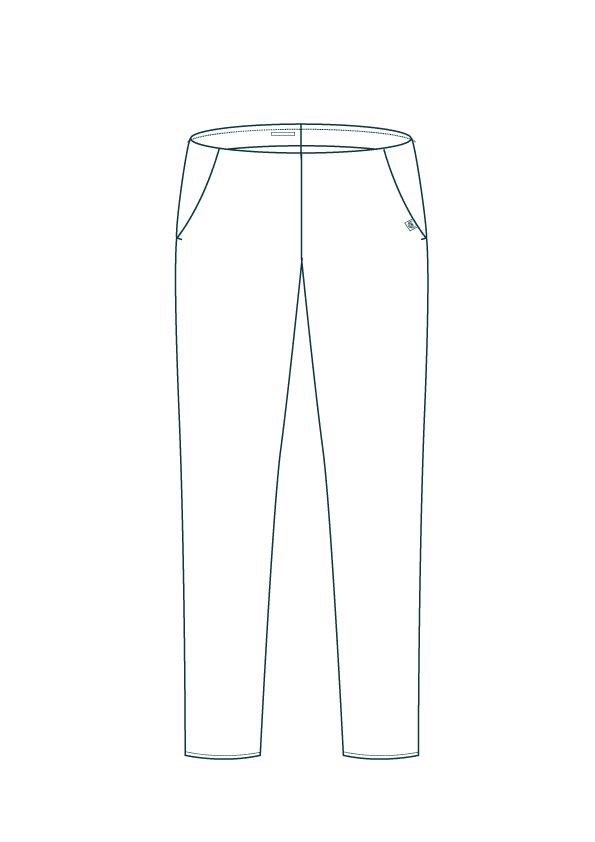 Le Charmant - Croquis Pantalon cigarette