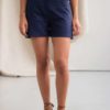 Irresistible - Short en coton marine 2