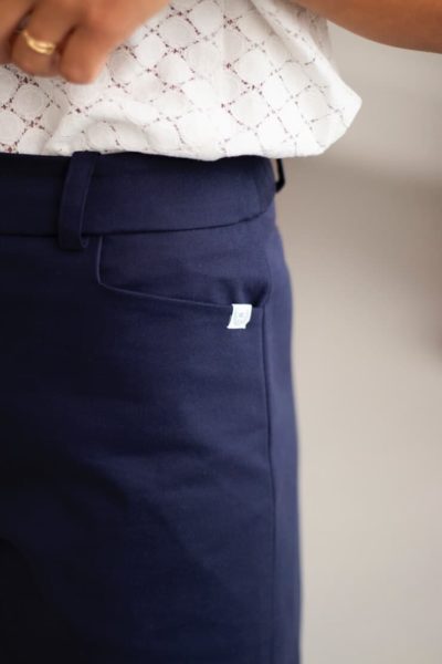 Irresistible - Short en coton marine 5