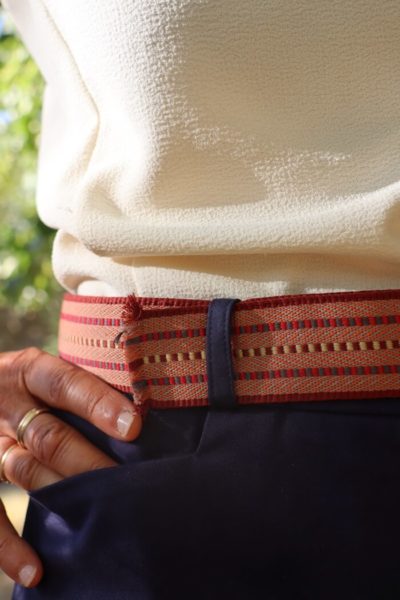 Ceinture orangé Made in France
