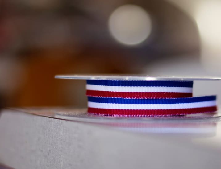 Des pantalons made in france - Ruban Bleu Blanc Rouge pour la fabrication française - C.BERGAMIA