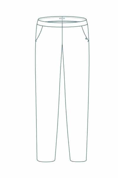 Pantalon Coupe Cigarette - C.Bergamia