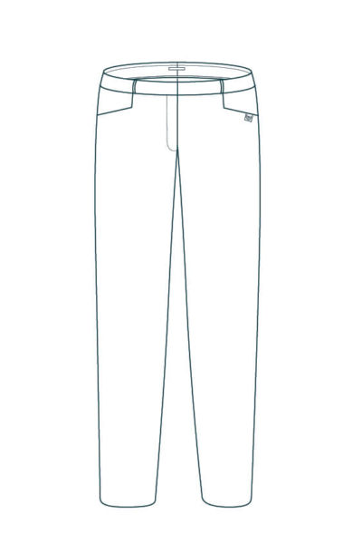 Pantalon femme droit made in france - Modèle Authentique avec des poches cavalières - C.Bergamia Artboard 1-100