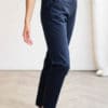 Pantalon droit en coton bio marine - Pantalon made in France - C.Bergamia 2