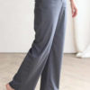 Pantalon en lainage laine Grise femme - C.Bergamia 2