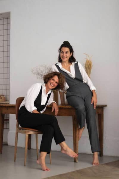 Salopette chic - Look Mère fille - Pantalon et salopette en laine - Made in France - 1 (1)