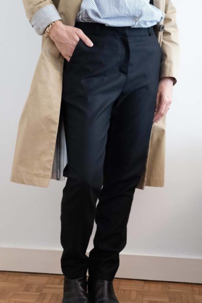 Pantalon noir habillé femme - Le Parfait - Pantalon made in France - C.Bergamia x The Greenimalist - 5