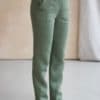 Pantalon slim en lin - L'Elégant fabriqué en France - Lin Herbes Folles - Lin coloré - 4