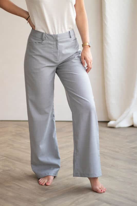 Pantalon large et fluide Fabrication française