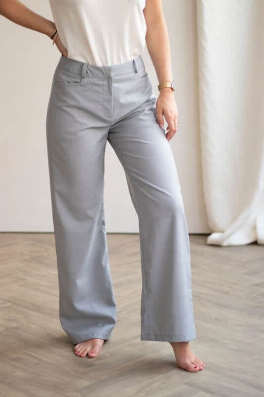 Pantalon large et fluide fabriqué en France - Pantalon femme made in France - 3 (1)