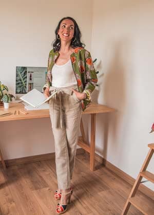 Un pantalon en lin beige pour plusieurs looks - 3