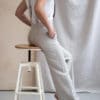 Salopette large en lin naturel - Combinaison femme made in France - C.Bergamia 6