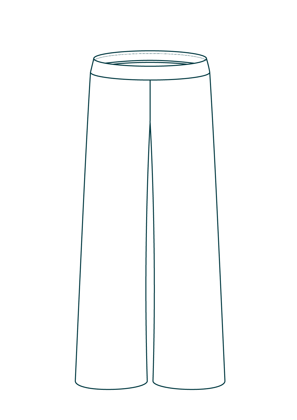 Les différentes coupes de pantalons - Coupe large - C.Bergamia